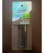 Conair Daylogic Smooth &amp; Style Compact &amp; Durable All-Purpose Black Comb - $5.00