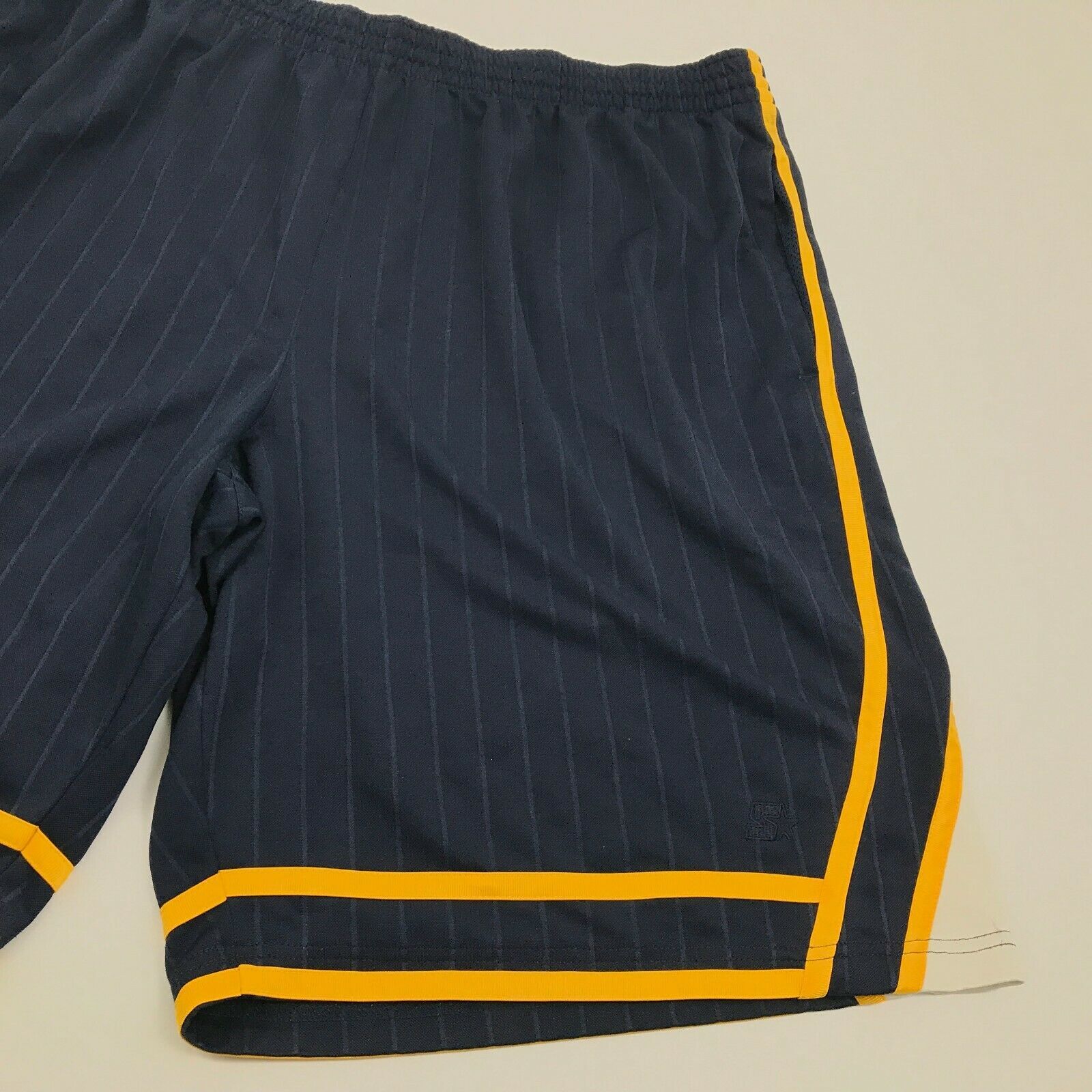 Starter Men's Basketball Shorts Size 3XL XXXL Navy Blue Yellow Active