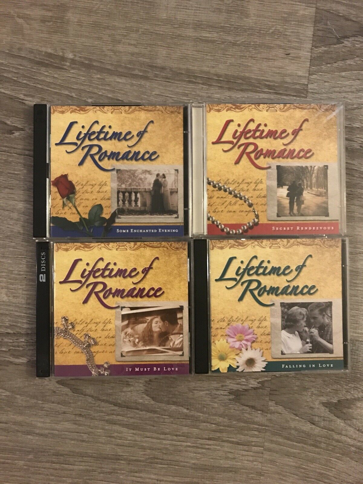 TIME LIFE LIFETIME OF ROMANCE 8 CD SET 120 ORIGINAL LOVE SONGS CDs time-life-lifetime-of-romance-8-cd-set-120-original-love-songs-cds