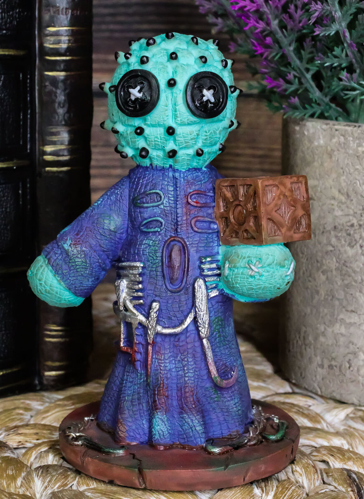 Hell Priest Hellbound Terror Pinheadz Monster Voodoo Stitches Figurine 4.25H