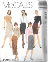 McCall's #2726 Misses' Straight Skirt 3 Lengths - Size 12-14 - $7.92