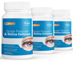 3 Pack Ocular Pressure &amp; Retina Defense, intraocular health-60 Capsules x3 - $98.99