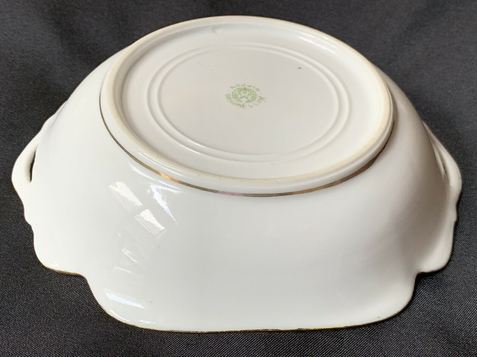 Antique Nippon Butter Dish in White /& Gold Decorated FREE Domestic Shipping!