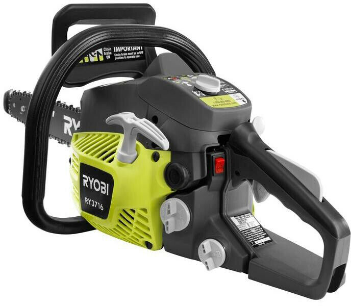 RYOBI Gas Chainsaw 16 in. 37cc 2Cycle Automatic Oiler AntiVibration