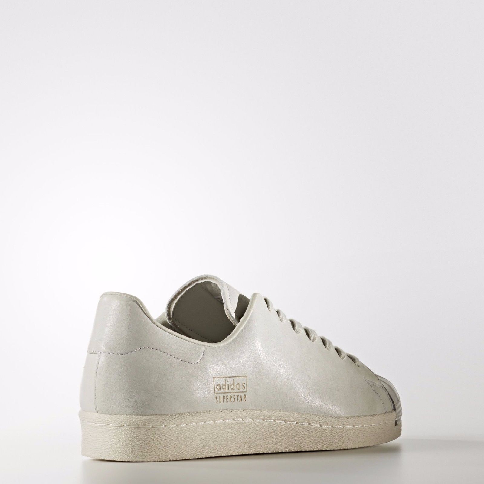 adidas originals superstar 80s clean trainers in white bb0169