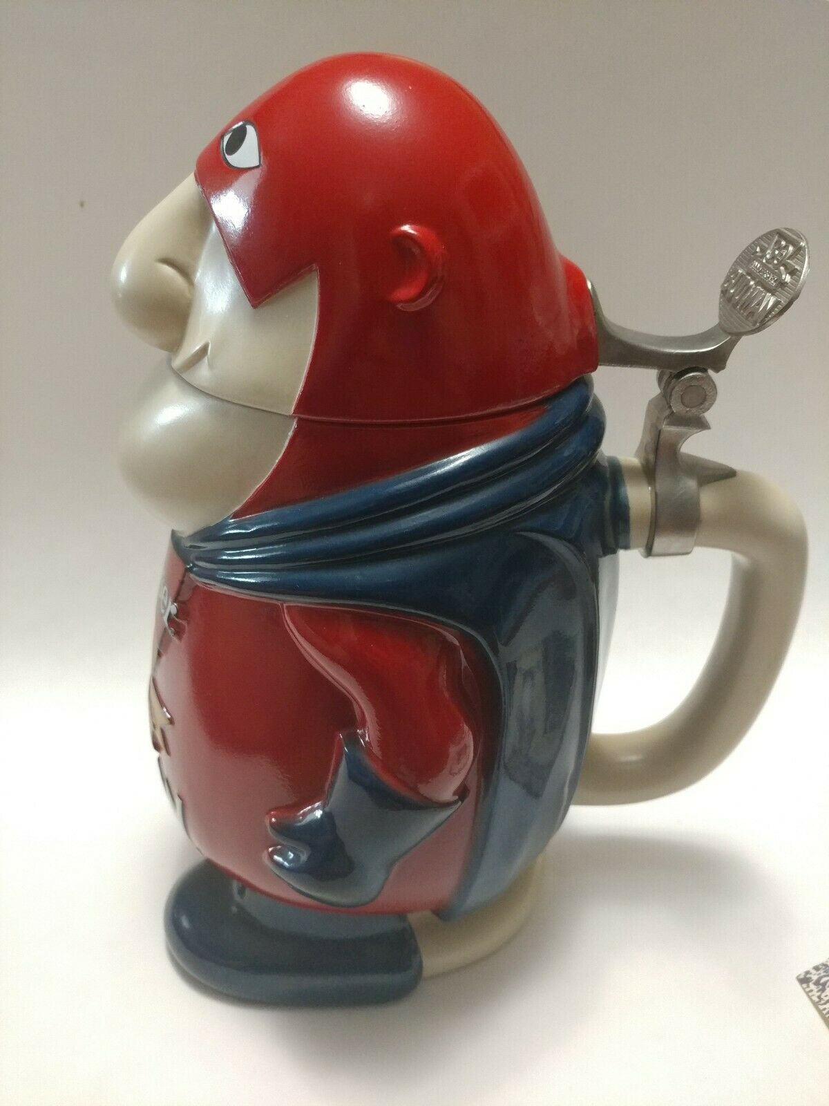 BUDWEISER BUD MAN 30TH ANNIVERSARY BEER STEIN, BEER MUG made by