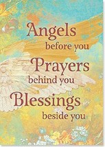 LEANIN TREE Angels Before You, Prayers, Blessings #31499 Fridge Magnet~2... - $7.37