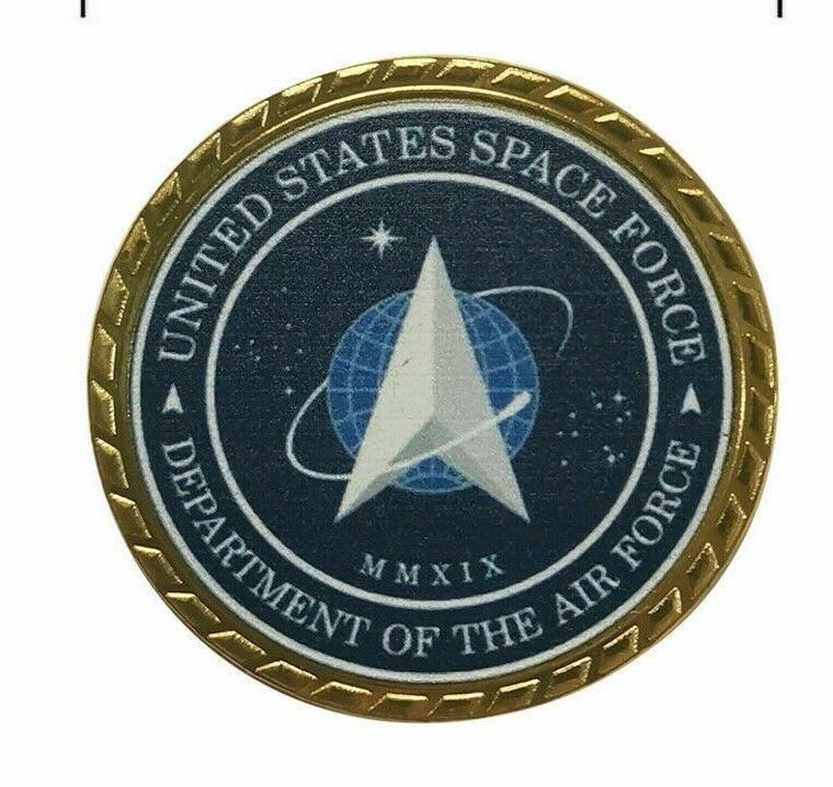 UNITED STATES SPACE FORCE DEPARTMENT OF THE AIR FORCE CHALLENGE COIN ...