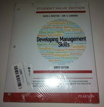 Developing Management Skills 9th Ed Pearson Whetten Cameron BRAND NEW St... - $158.39