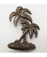 Cute vintage silver tone palm tree brooch - $15.00