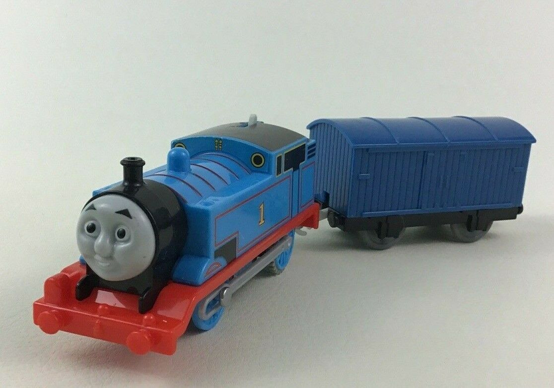 Thomas and Friends Trackmaster Blue Cargo Motorized Train Mattel 2013 ...