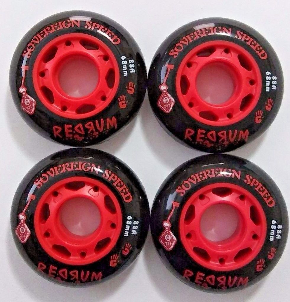 8x 68mm Best Asphalt Outdoor Inline Skate Wheels rollerblade hockey