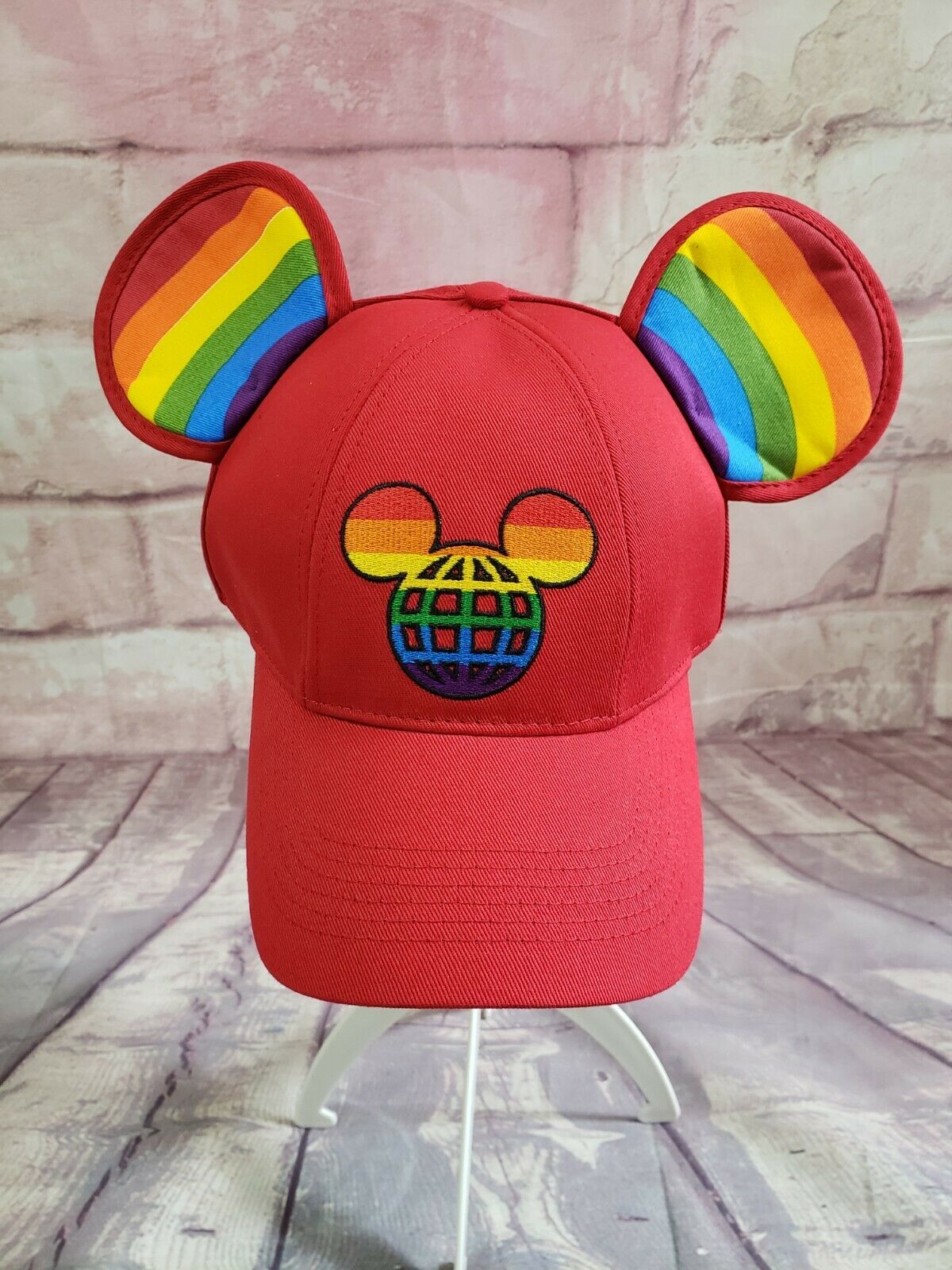 NWT Disney Pride Rainbow Embroidered 