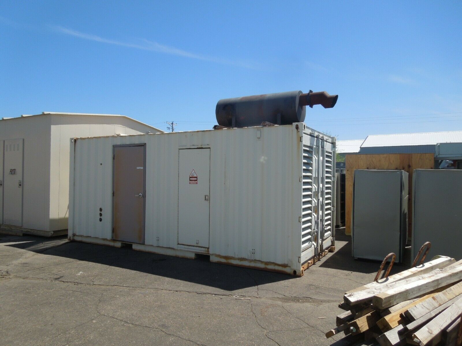 Cummins 500kw/625KVA 480/277V 3ph Standby Diesel AC Generator Outdoor