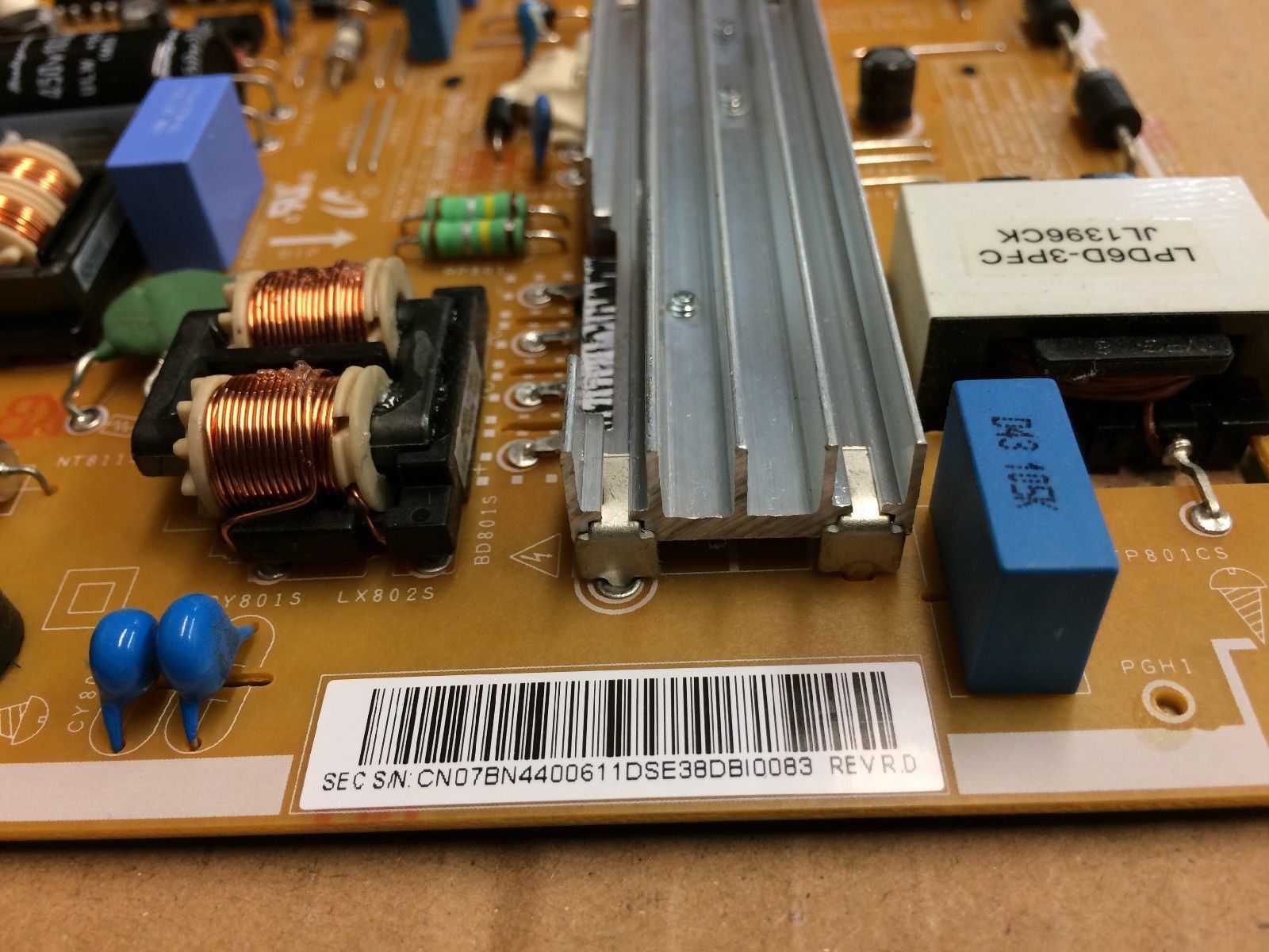 Samsung UN46F6300AF BN4400611D (PSLF141S05A) Power Supply / LED Board