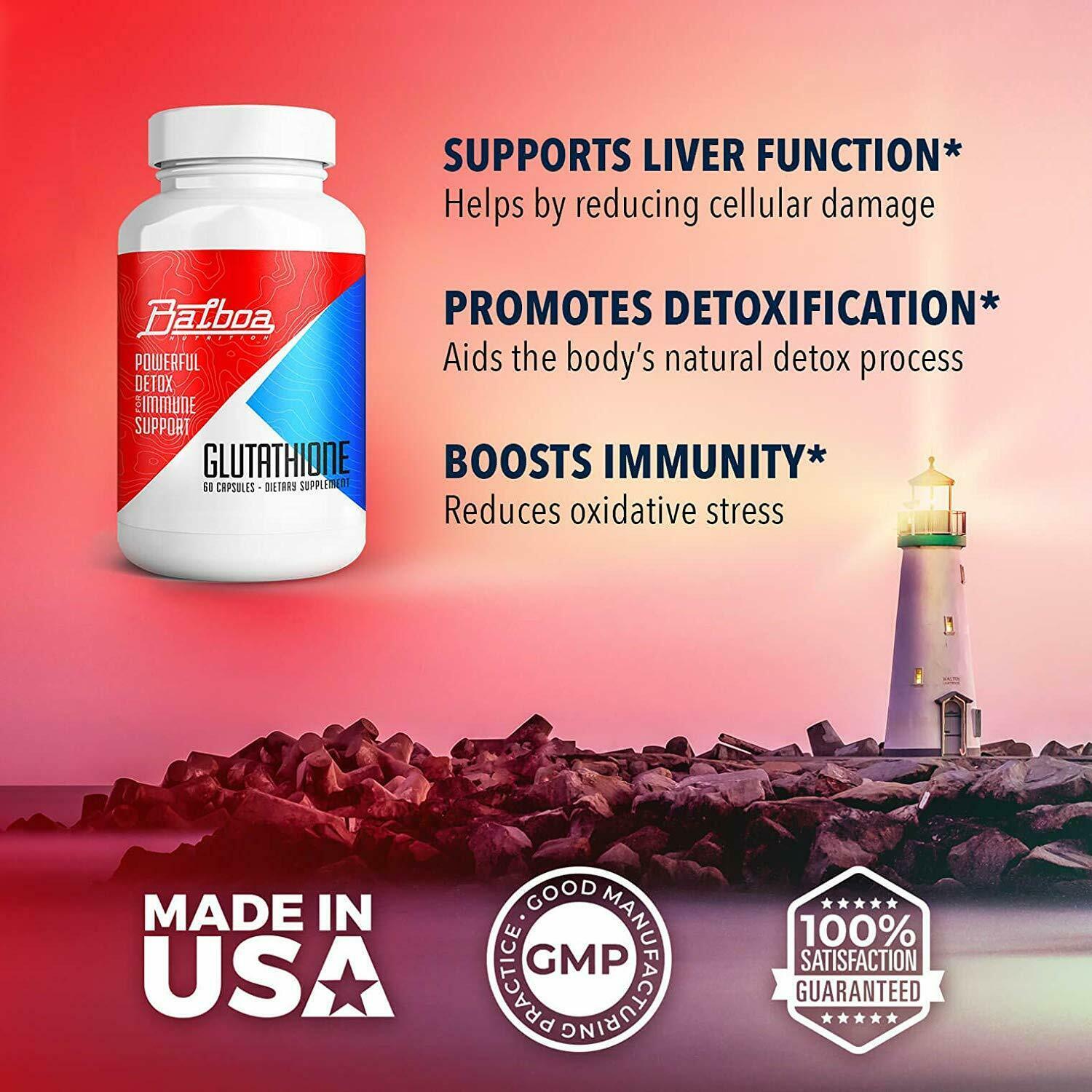 LGlutathione Cleanse and Detox Supplement Best Antioxidant and Anti