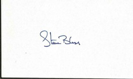 Steve Blass Signed 3x5 Index Card 1971 Pirates