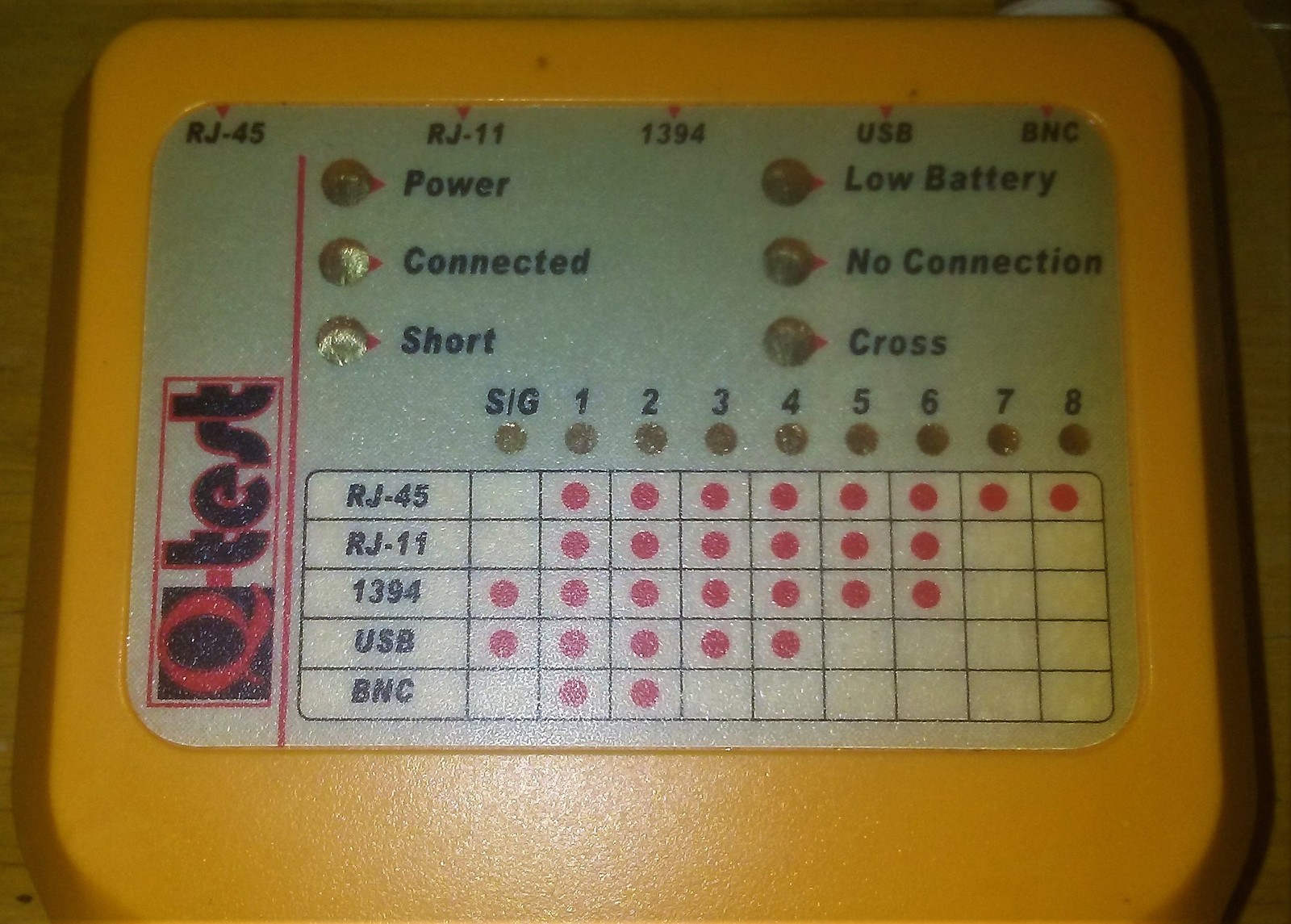 Q test 5 in one Cable tester for cat 5 and coax cable Cable Testers