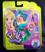 Polly Pocket Tiny World Compact Beach Time doll castle dolphin NEW - $6.95