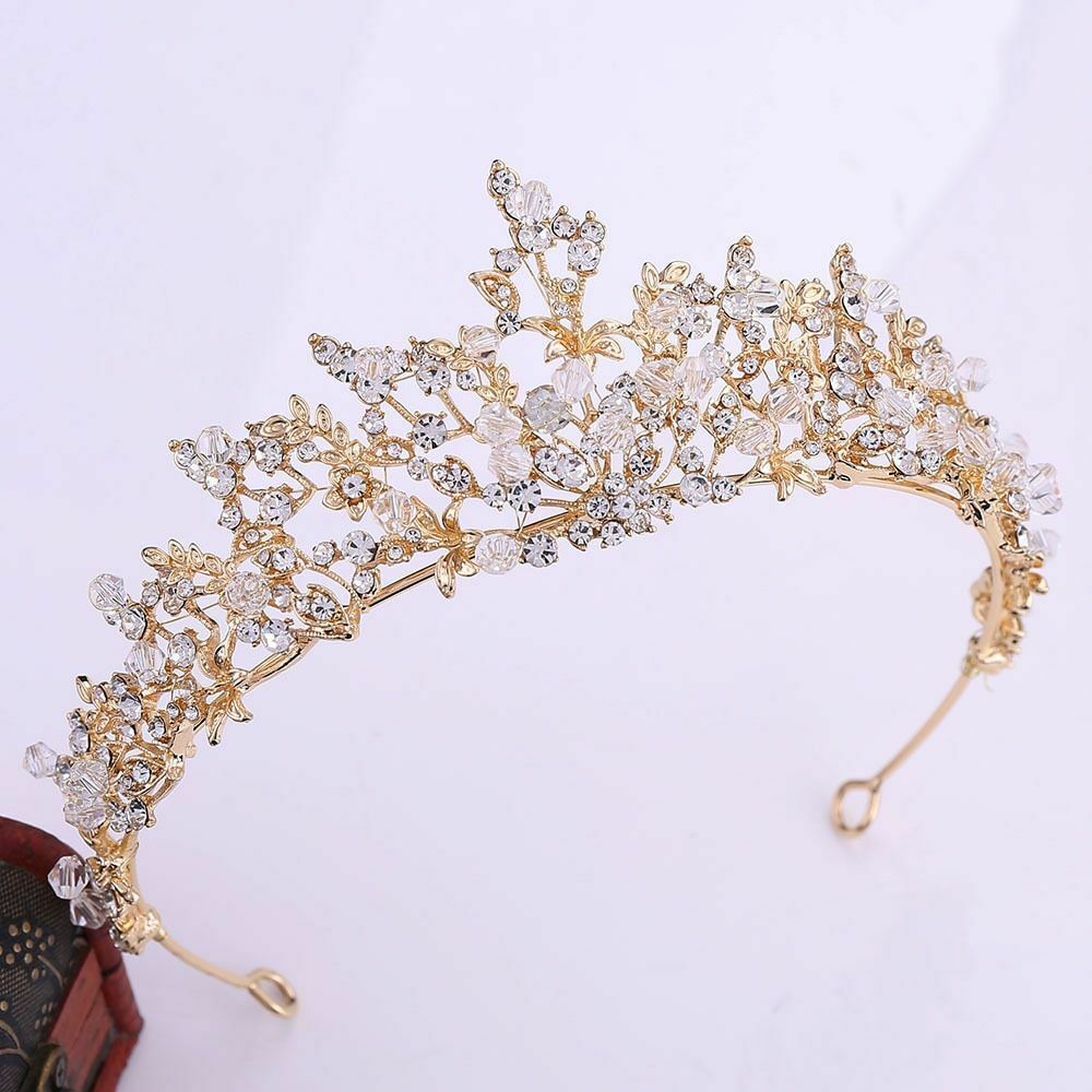 Newest Wedding Rhinestone Crown Bridal Tiaras Head Jewelry Headdress Fashionably