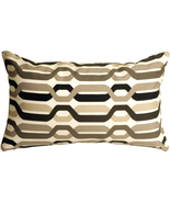 Waverly New Twist Caviar 12x20 Outdoor Pillow, Complete with Pillow Insert - $36.70