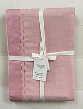 Williams-Sonoma Border Jacquard Tablecloth ~70" x 108~*Pink Tonal*~ - $128.65