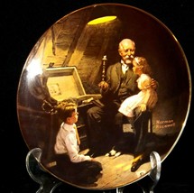 &quot;Grandpa&#39;s Treasure Chest&quot; by Norman Rockwell Decorative Plate  AA19-166... - $49.95