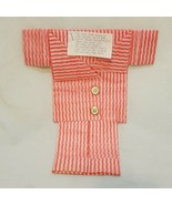 Vintage Handi Wipe Pajamas Baby Shower Gift Outfit Fun 1960s to 70s Red ... - $23.89