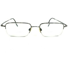 Flexon by Marchon 632 GUNMETAL Eyeglasses Frames Grey Square Half Rim 53... - $42.06