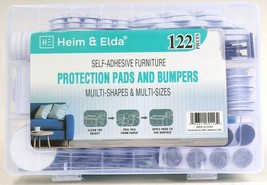 Heim & Elda 122 Piece Multi Shape & Size Self Adhesive Furniture Protect Pads