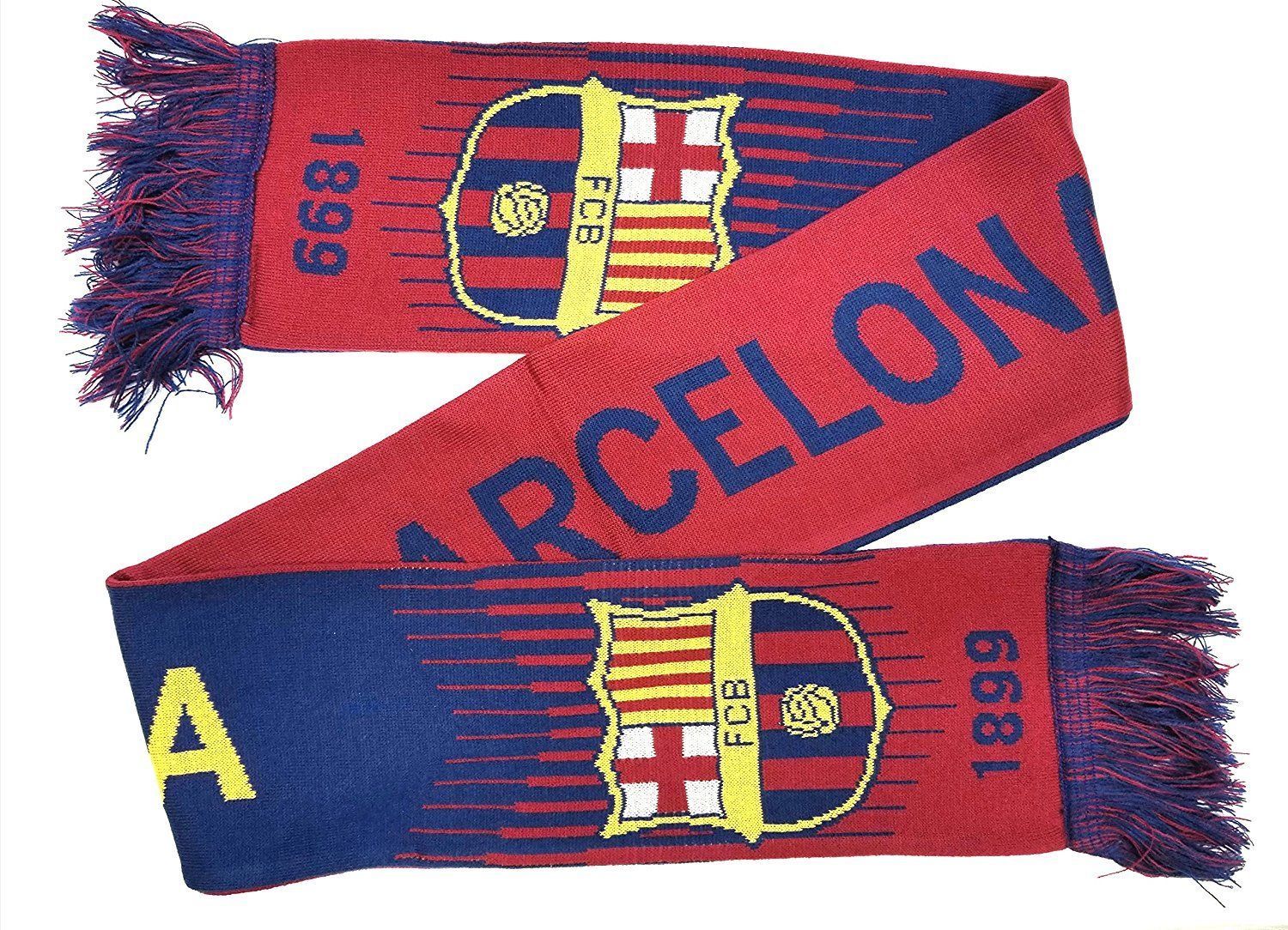 FC Barcelona soccer team official double sided scarf - Soccer-European