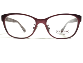 Coach Eyeglasses Frames HC 5039 Ashlyn 9134 Satin Burgundy Cat Eye 51-16-135 - $100.77