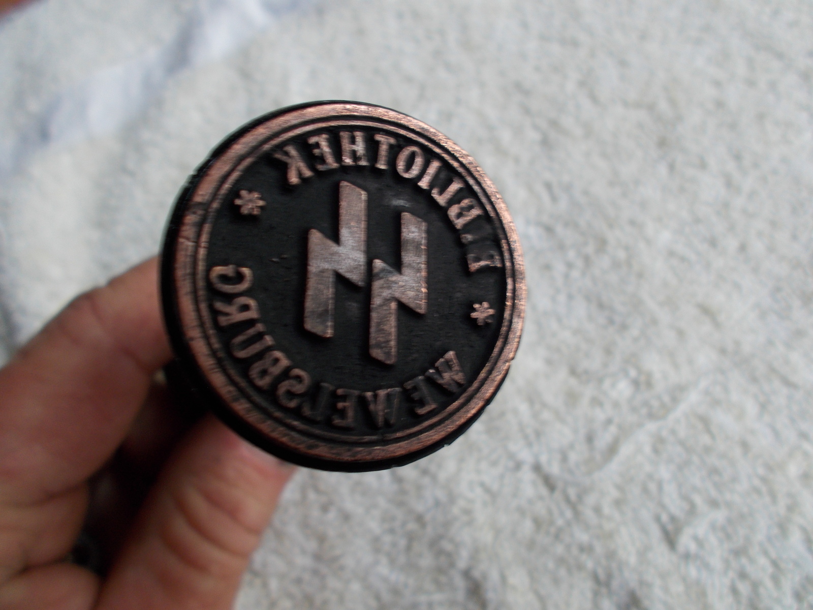 german ww2 ink stamp Original Period Items