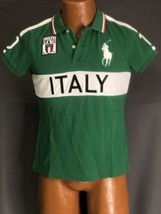 Ralph Lauren Sport Vintage Big Pony Polo Italy Italie Embroidered 10 Childs Med - $71.26