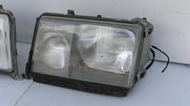 86-93 Mercedes W124 260E 300E 300D 300TE 400E Euro E-Code Headlight Lamps Set LR image 2