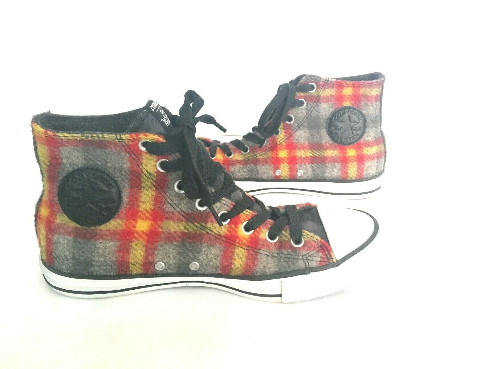 gray and yellow converse