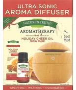 Nature&#39;s Truth Ultra-Sonic Aroma Diffuser - Holiday Cheer Oil - NIB - $28.71
