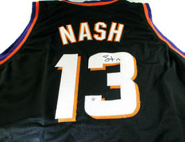 Steve Nash / Nba Hall Of Fame / Autographed Phoenix Suns Custom Jersey / Coa - $188.05