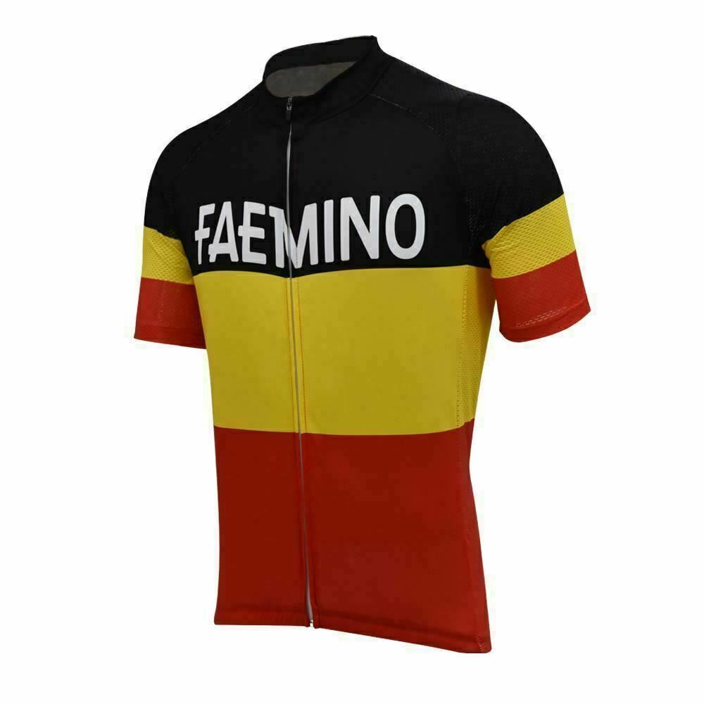 Faemino Belgium Retro Cycling Jersey