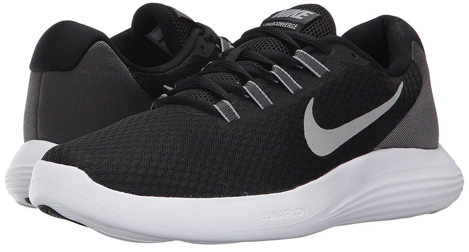 Men's Nike Lunar Converge Running Shoes 852462 001 Sizes 8-15 Black/Silver/Ant Men's Nike Lunar Converge Running Shoes 852462 001 Sizes 8-15 Black/Silver/Ant
