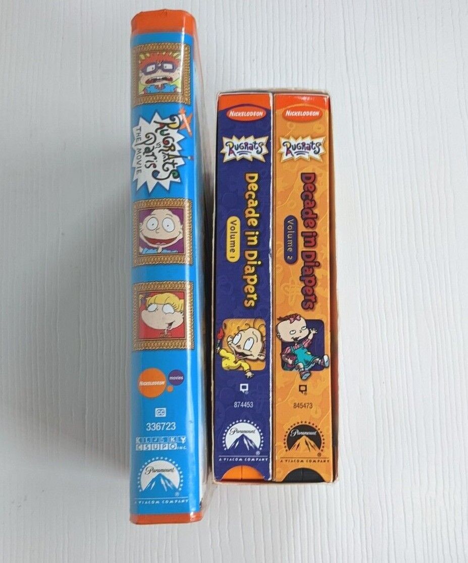 Rugrats: Decade in Diapers Vol. 1 & 2 VHS Collector's Edition, Box Set ...