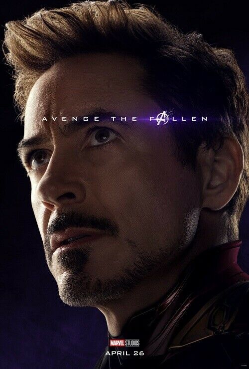 Avengers End Game Poster Iron Man Marvel Movie Art Print 24x36 27x40 32x48
