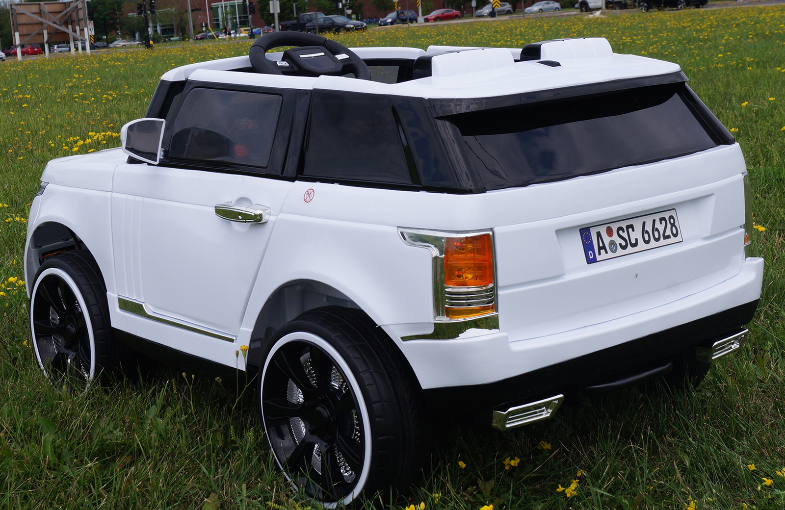 electric ride on range rover