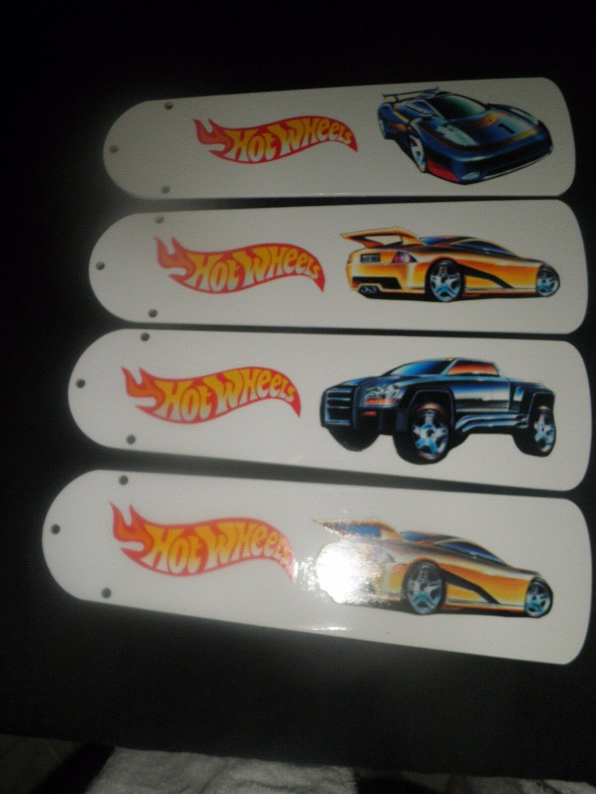 CUSTOM HOT WHEELS CEILING FAN HOT ROD CARS & TRUCKS PERFECT FOR