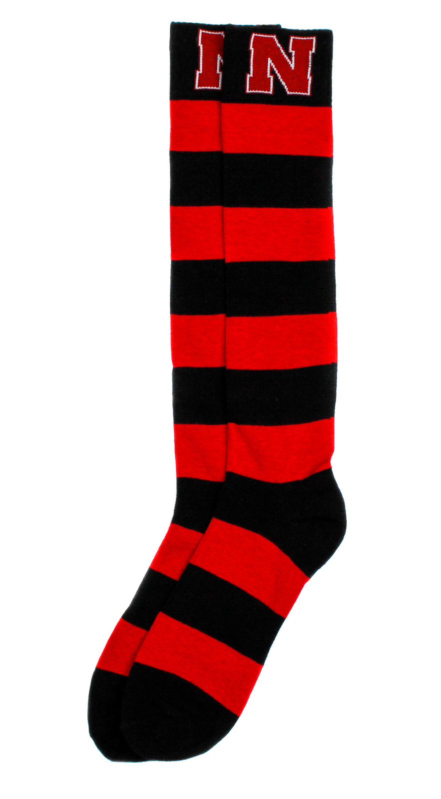 University of Nebraska Licensed Stripe Dress Socks - College-NCAA