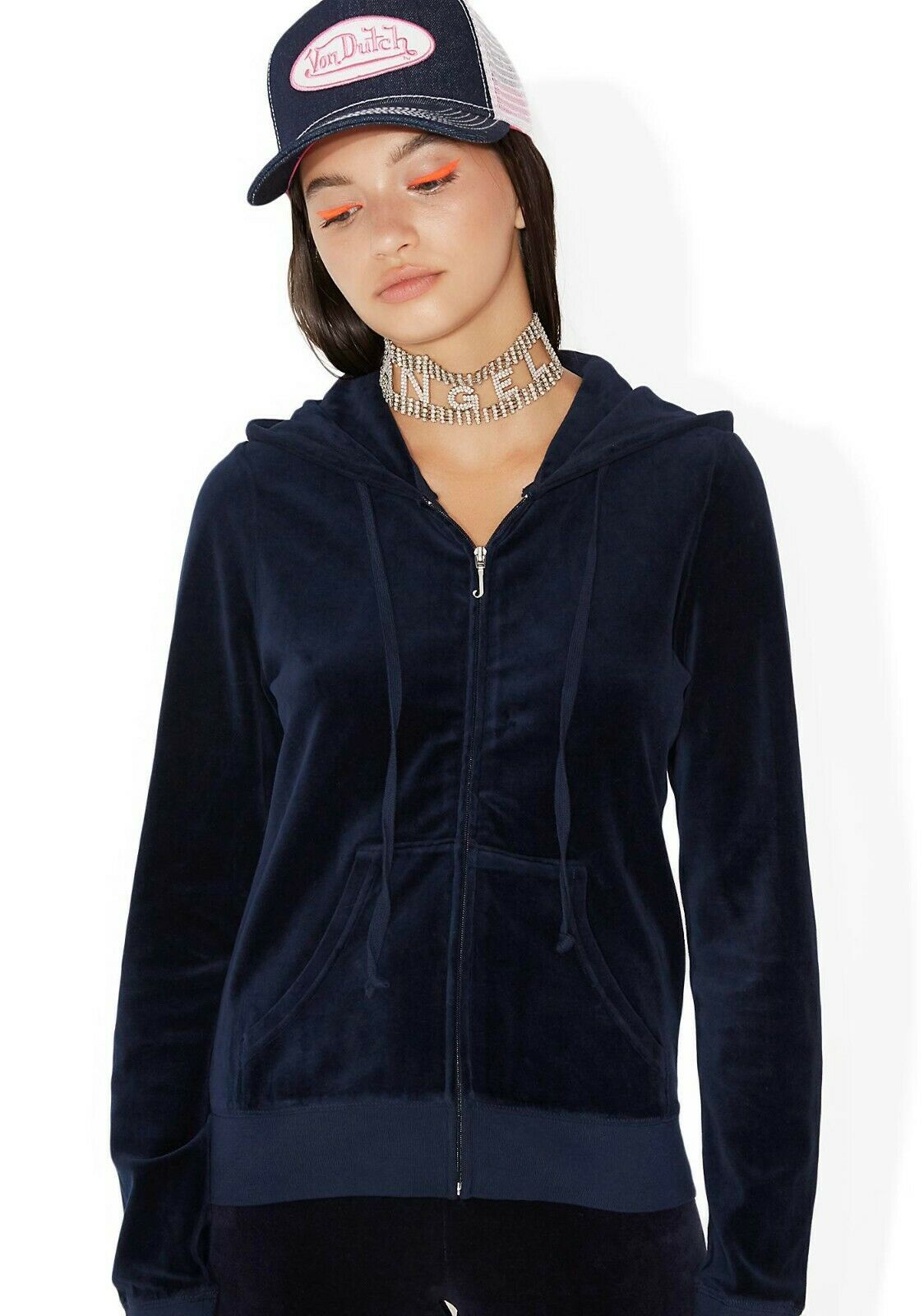 navy blue juicy couture jacket