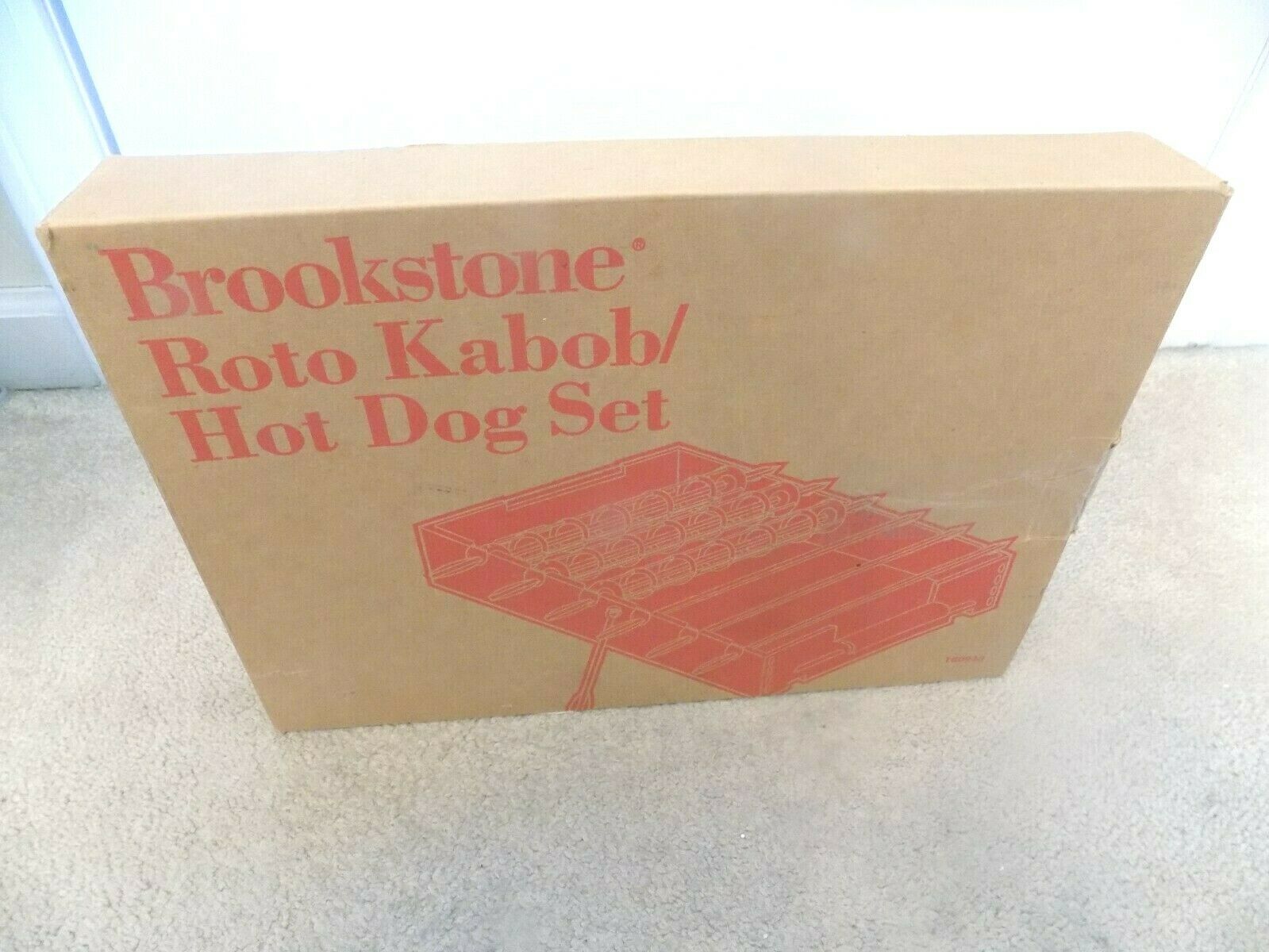 Brookstone Roto Kabob Stainless Steel Hot Dog Set FREE SHIPPING