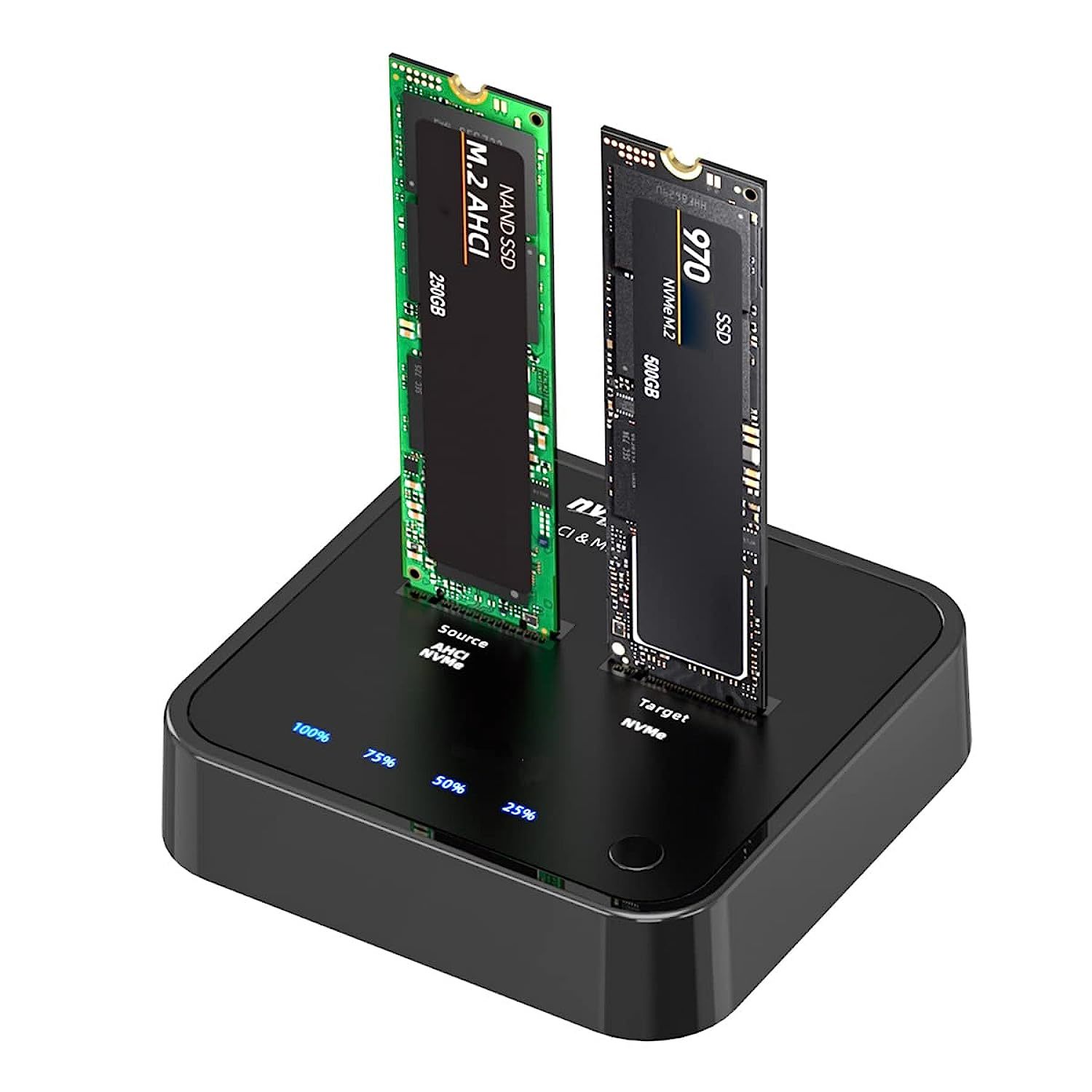 Nvme M.2 Duplicator, M.2 Ssd To Usb3.2 20Gbps Docking Station, Support ...