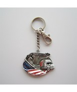 Vintage Style Hero Truck Driver Metal Key Ring Key Chain also Stock in US - $5.05