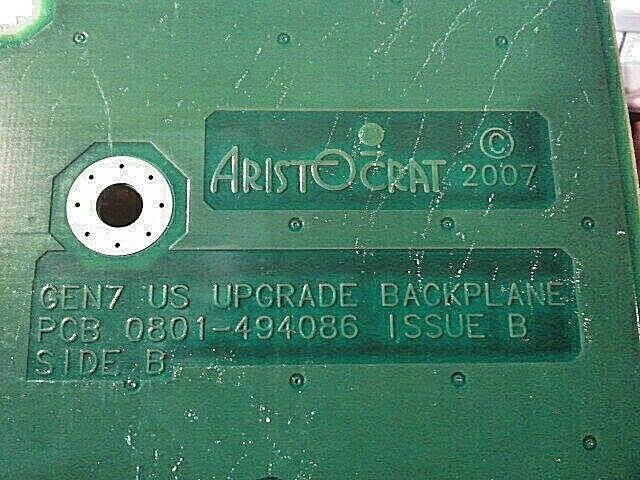 MK6 TO MK7i CONVERSION BACKPLANE KIT NO CPU BOARD BRAND NEW ARISTOCRAT # 2 
